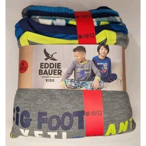 Eddie Bauer Kids 4-Piece Sleep Set Pajamas NEW With Tags Boys Size M-10/12